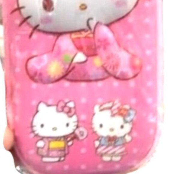 Hello Kitty Pink Glasses Case With Floral Design & Character Prints NWOT - Picture 10 of 12